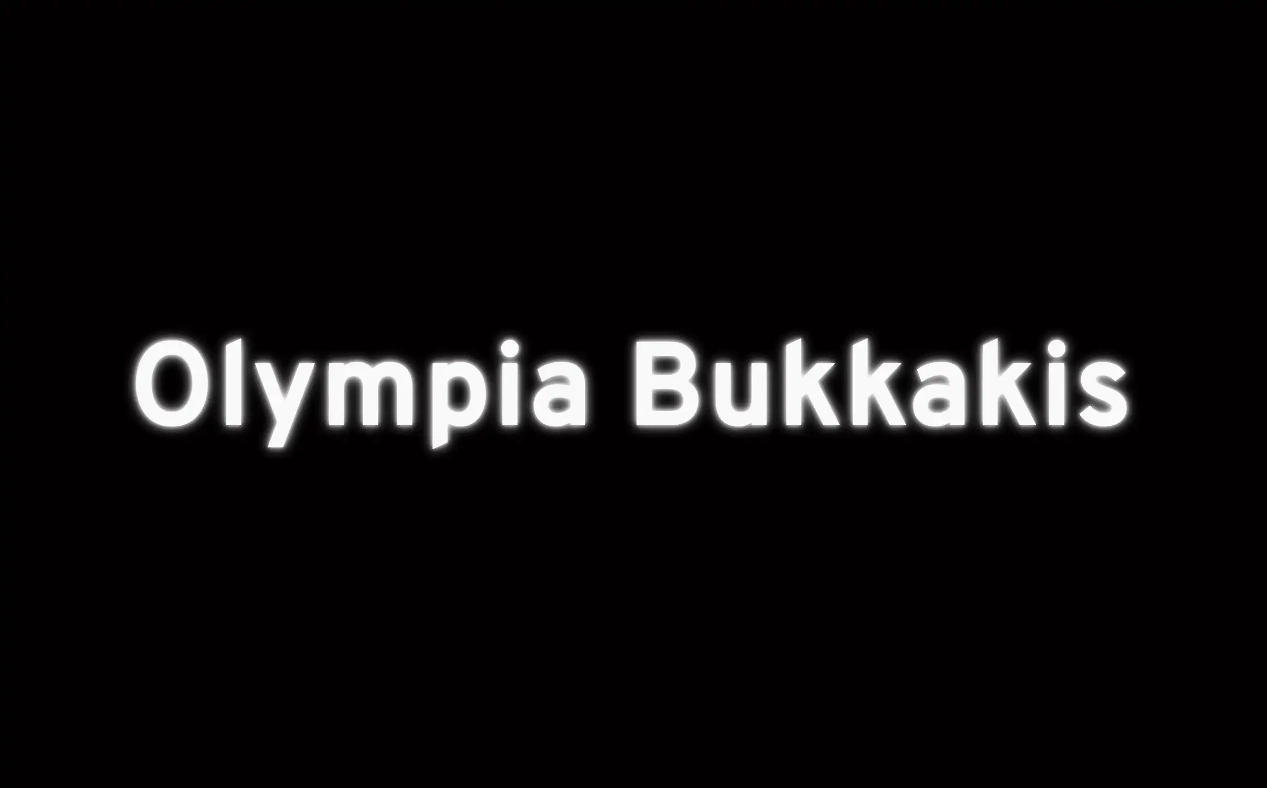 Olympia Bukkakis landing page view